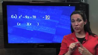 Factoring Trinomials with a Leading Coefficient of 1 [upl. by Ayaet]