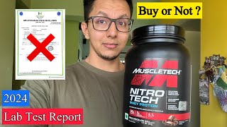 2024 Muscletech NitroTech Whey Protein Lab Reports amp NABL Lab Reports [upl. by Resaec]