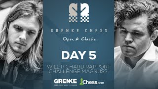 Wholl Challenge Magnus For Finals Spot On The Penultimate Day GRENKE Chess Classic 2024 Rds 910 [upl. by Ymrots259]