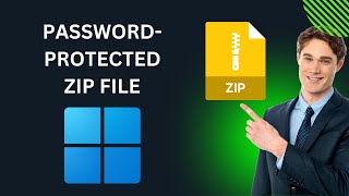 Password protect a zip file with 7Zip on Windows 11 [upl. by Atihcnoc]