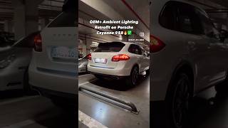 Porsche Cayenne 958 Premium Ambient Lighting Retrofit😮‍💨🔥✅ [upl. by Len]