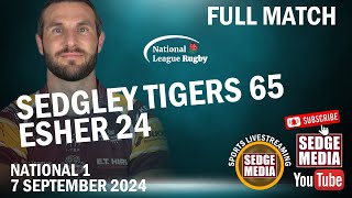 Sedgley Tigers v Esher 7 September 2024 [upl. by Lovmilla]