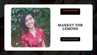 MARKET FOR LEMONS IN MALAYALAM [upl. by Moraj]