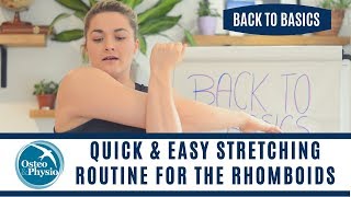 How to stretch your rhomboids properly [upl. by Albion]