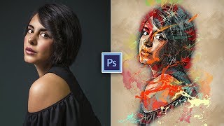 Photo Manipulation Tutorial Mix Art Photoshop Brush Portrait Editing [upl. by Oker]