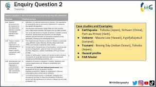 Tectonics  Edexcel Geography A Level Paper 1 [upl. by Gebelein]