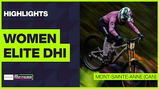 MontSainteAnne  Women Elite DHI Highlights  2024 WHOOP UCI Mountain Bike World Cup [upl. by Worra]