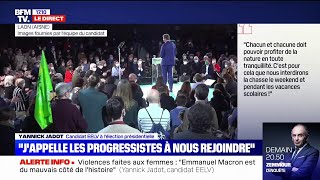 Retrouvez lintégralité du premier meeting de campagne de Yannick Jadot à Laon dans lAisne [upl. by Janey648]