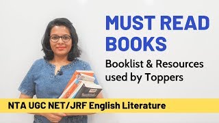 Must Read Books Qualify UGC NET English With These Books [upl. by Nolos]