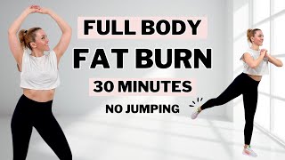 🔥30 MIN SWEATY HIIT🔥FULL BODY FAT BURN🔥All Standing🔥No Jumping🔥No Repeat🔥homeworkout [upl. by Haggi]