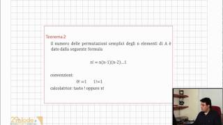 Lezioni di Matematica generale  Permutazioni  Definizione [upl. by Eissen444]