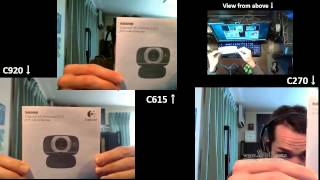 LogicoolLogitech C270 C615 C920 Review Part 2 [upl. by Notlek]