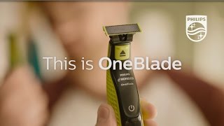 Philips OneBlade trim edge shave  Philips  QP2520 [upl. by Yarb8]