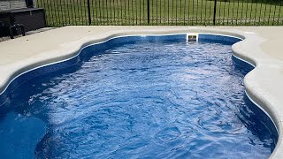 Fiberglass Pool Install Timelapse  Latham Pool by WV Pools [upl. by Clive]