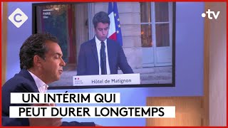 Affaires courantes un intérim qui peut durer longtemps  C à Vous  08072024 [upl. by Ahseiyn]