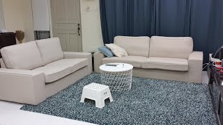 KIVIK TWO SEATER SOFA IKEA part 1 [upl. by Zurkow]