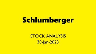 Schlumberger Stock Analysis Today 30Jan2023  SLB Technical and Fundamental Analysis NYSE NASDAQ [upl. by Yllah]