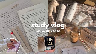 Study vlog 🤎 6am morning routine getting back on track sunsets lots of coffee ft Scrintal [upl. by Christiano]