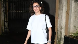 Sanya Malhotra Spotted In Bandra [upl. by Ronda]