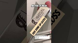 Mistral Of Milan silk shine lip gloss  vestigemakeupbeauty lipstickyttrendingshortslipgloss [upl. by Laubin]