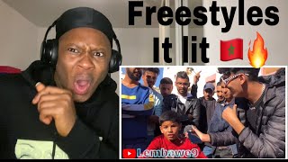 MOROCCAN RAP STREET FREESTYLES Reaction 🇲🇦🔥 [upl. by Hedaza]