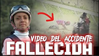 María Alejandra Bruzual Fallece al ser empotrada por su caballo contra una valla del hipódromo [upl. by Sissie404]