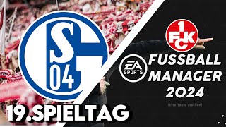 Schalke zu Gast  19Spieltag  Fussball Manager 2024 028 [upl. by Hollah184]