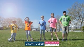 The Gildan 2000B  How Will It Fit Your Child  Blankapparelca [upl. by Liemaj]