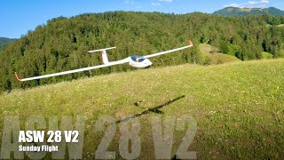 ASW 28 V2  Sunday Flight 🇸🇮 [upl. by Seppala]