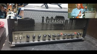 YERASOV BOGGART 30 guitar tube amp head repair [upl. by Hanimay420]