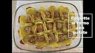 Polpette al forno con patate [upl. by Akenot]