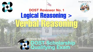 DOST Scholarship Qualifying Exam Reviewer No 1 Verbal Reasoning  reviewcentral DOST [upl. by Ahsik302]