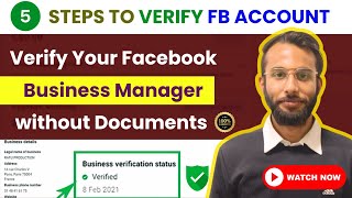 How to Verify Facebook Business Manager Account  Verify Facebook Business Manager in 2024 [upl. by Reeher583]