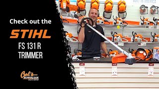 Бензиновый триммер STIHL FS 131 в работе  Наш садовый инструмент [upl. by Fred]