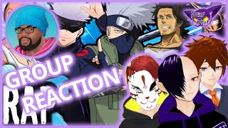 GameboyJones GROUP REACTION  Anime Sensei Rap Cypher [upl. by Ainoet998]