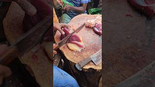 Super smooth beef cutting skill  Original deshi ox beef cutting [upl. by Nollie]