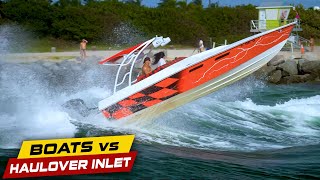 CAPTAIN LEARNS THE HARD WAY AT HAULOVER  Boats vs Haulover Inlet [upl. by Aikenat]