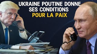 UKRAINE POUTINE DONNE SES CONDITIONS POUR LA PAIX [upl. by Anhoj]