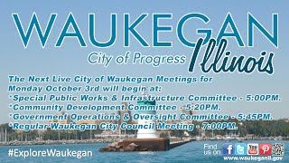 20221003 City of Waukegan City Council Meeting [upl. by Aicirpac405]