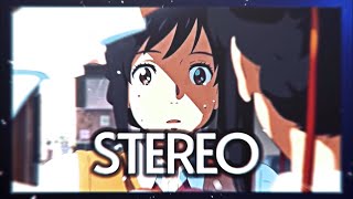 Amv typography stereo heart  Kimi no nawa  Node Video [upl. by Sib]