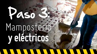 Proceso Constructivo aprenda sobre los procesos de mampostería y electricidad  Constructor [upl. by Armstrong]