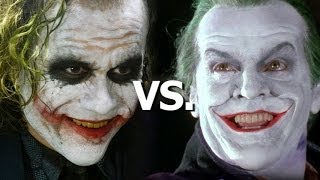 Heath Ledger vs Jack Nicholson as The Joker [upl. by Chiles400]