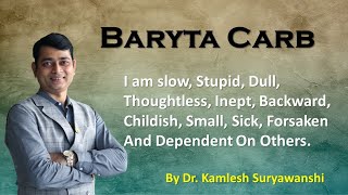 Baryta carb  by Dr Kamlesh Suryawanshi  HHF [upl. by Rolyt]