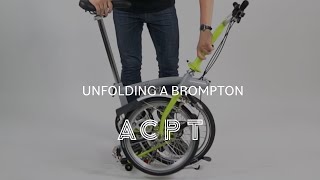 Unfolding a Brompton [upl. by Marielle25]