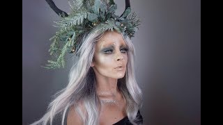 Forest Fairy Halloween Makeup Tutorial [upl. by Anegue170]