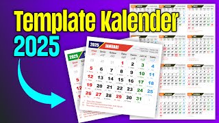 Template Kalender 2025 [upl. by Derrik]