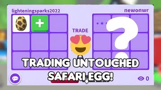 Trading Safari Egg in adopt me Did I do it [upl. by Arda]