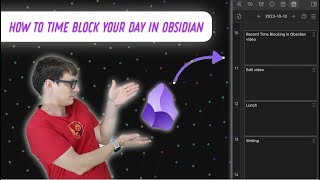 How to Time Block in Obsidian with Day Planner [upl. by Cobbie927]