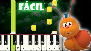 Un Caracol  Piano Tutorial FÁCIL  Cover  Karaoke [upl. by Eaneg141]