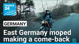 35 years after the fall of the Berlin wall East Germany moped making a comeback • FRANCE 24 [upl. by Arihday]